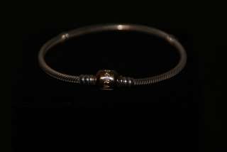 Pandora Sterling Silver Bracelet with 14k Clasp  