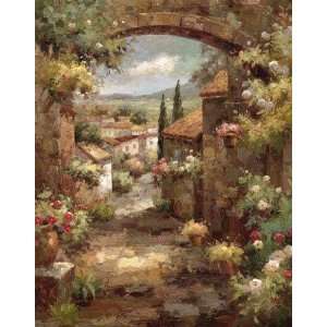  Tuscan Vista by Mayer. Size 23 inches width by 29 inches 