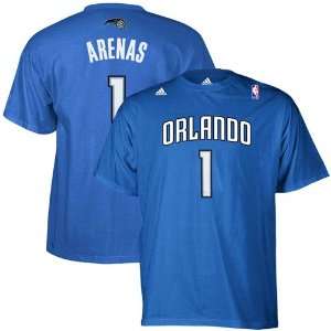  NBA adidas Orlando Magic #1 Gilbert Arenas Royal Blue Net 