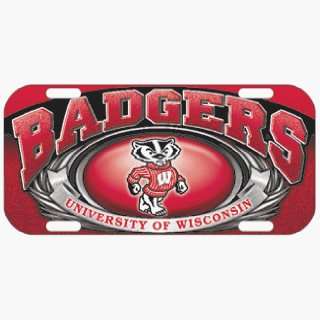   Wisconsin Badgers High Definition License Plate **