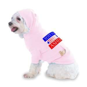  VOTE FOR ASHER Hooded (Hoody) T Shirt with pocket for your 