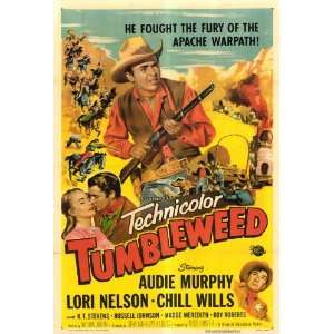 Tumbleweed Movie Poster (27 x 40 Inches   69cm x 102cm) (1953)  (Audie 