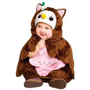 Lets Party By Fun World Give A Hoot Owl Infant Costume / Brown   Size 