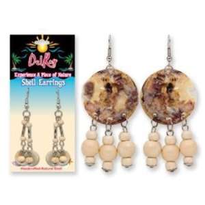  DelRay Experience A Piece of Nature Shell Earrings Case 