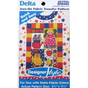   Delta Iron On Fabric Transfer Pattern Joyful Spring Arts, Crafts