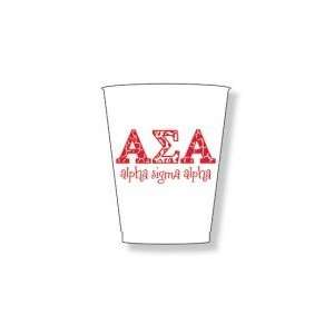  Alpha Sigma Alpha Leopard Frost Flex Cup 8 pack 16oz 