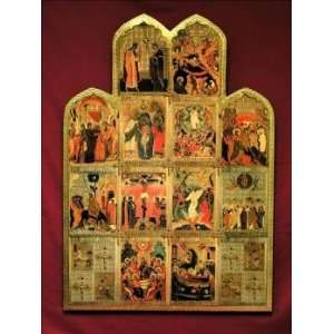  19 x 27 Life of Christ Florentine Plaque