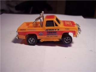   AFX ORANGE CHEVY TRUCK WITH ROLLBAR AND WINCH,LIKE FALL GUY  