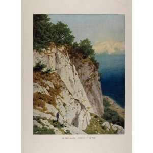   Cliffs Stubbenkammer Rugen Germany   Original Print