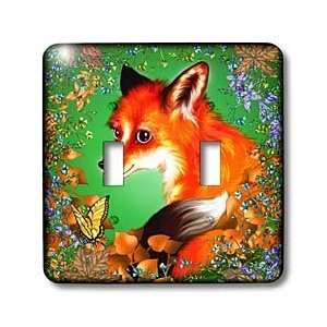 Dream Essence Designs Animal   A sweet baby fox peering out of his den 
