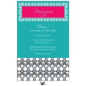  AQUA ICY HOLIDAY PARTY INVITATIONS