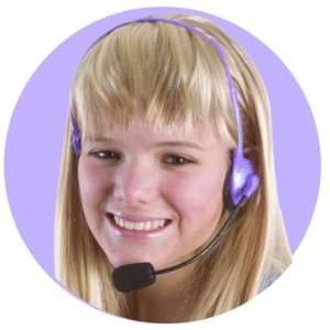  Hannah Montana Wig with Bangs and DJ Headset Toys & Games