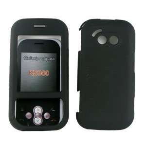  PROT LG KS360 RUBER BLACK 8138 Cell Phones & Accessories