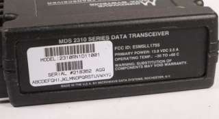 Microwave Data Systems MDS 2300 Data Transceiver  