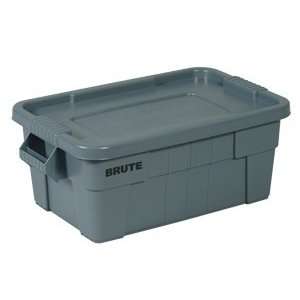  Rubbermaid FG9S3000 GRAY   14 gal BRUTE Tote with Lid, NSF 