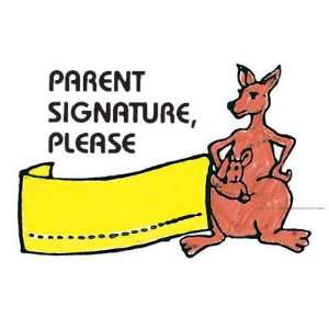   Signature Please  Kangaroo Rubber Stamper Teachers Aid Toys & Games