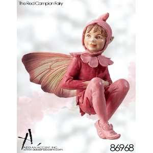 The Red Campion Fairy ~ Cicely Mary Barker Fairy Ornament / Figurine 