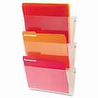 NEW DEFLECTO 63601RT Z35371 Unbreakable Wall File Set, 