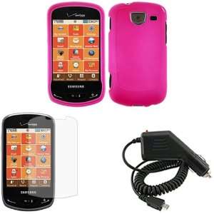  iFase Brand Samsung Brightside U380 Combo Rubber Hot Pink 