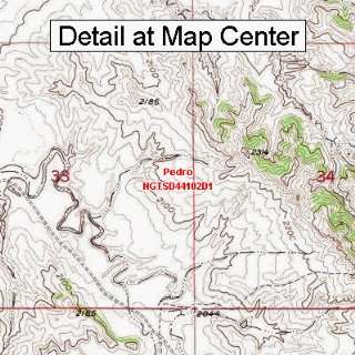   Topographic Quadrangle Map   Pedro, South Dakota (Folded/Waterproof