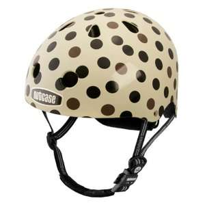 Nutcase Helmet   Brownstone Dots Model NTG2 2106 Street Sport Helmet 