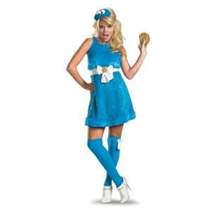  Sassy Cookie Monster Small Adult Costume Dress Size 4 6 