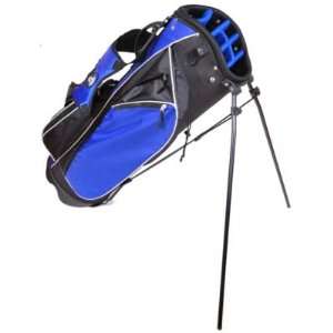   Mens Lightning Royal Blue Black Golf Club Stand Bag 