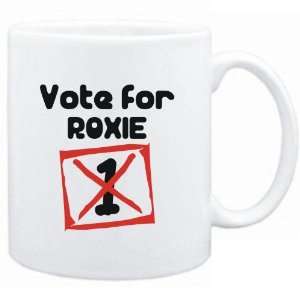  Mug White  Vote for Roxie  Female Names Sports 