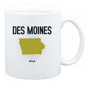   Des Moines Usa State   Star Light  Iowa Mug Usa City