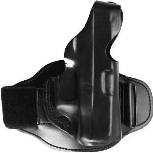DeSantis Leather Ankle Holster, Right Hand, Black   Glock 26+27+33, R 