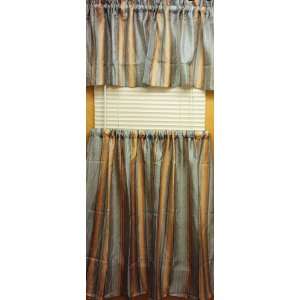  Becky BLUE 36 Tier and Valance Set