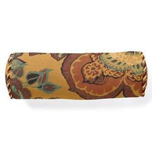 Outdoor Outdoor Bolster Pillow in Sunbrella Valencia Beauty Jewel with 