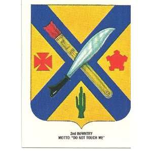 Desert Storm Sticker 2nd Infantry Card #16