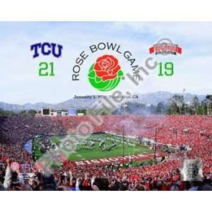  TCU Horned Frogs Rose Bowl Champions with Overlay 