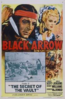 Black arrow Robert Williams western movie poster print  