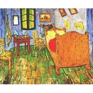 painting reproduction size 24x36 Inch, painting name Vincents Bedroom 