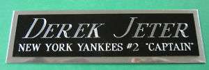 Derek Jeter Yankees NAMEPLATE FOR AUTOGRAPHED Signed Bat Baseball 