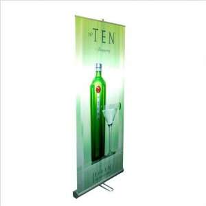  35   70 Vertical Adjustable Double Sided Banner Stand 