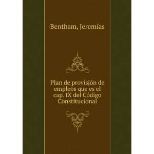   del CÃ³digo Constitucional JeremÃ­as Bentham  Books