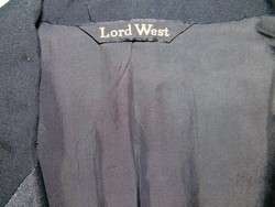 LORD WEST Mens BLACK Wool TUX Jacket SATIN Formal TUXEDO PROM Blazer 