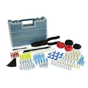   225 Piece Electrical Repair Kit w/ Strip/Crimp Tool 