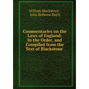   Text of Blackstone . John Bethune Bayly William Blackstone  Books