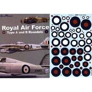  RAF Royal Air Force Type A/B Roundels (1/72 decals) Toys & Games