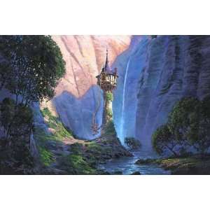    Tangled   Disney Fine Art Giclee by Rodel Gonzalez