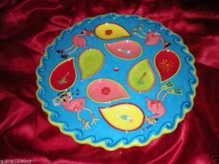 PINK FLAMINGO OYSTER, DEVILED EGGS, PARTY SERVING PLATE  