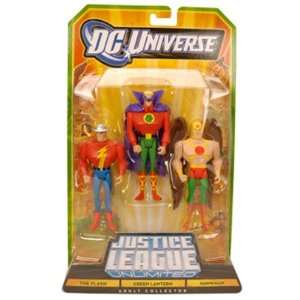   Green Lantern Justice League Unlimited Action Figure 3 Pack Toys