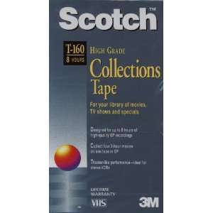   Blank High Grade   Collections Tape   8 Hours T 160
