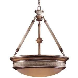   Ranch 5 Light Bowl Pendant from the Country Ranch Collectio Home