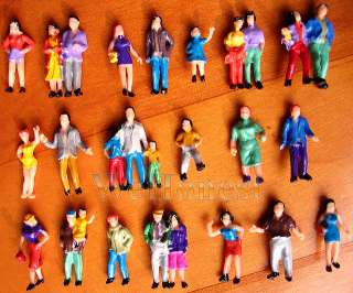 500 pcs well painted HO scale Painted People passengers Quality (19 