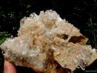   BRIGHT TOP COLLECTOR CLUSTER__ Arkansas Quartz Crystal Cluster  
